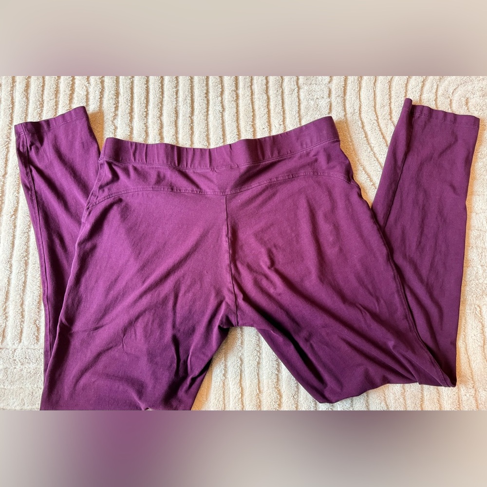 Diadora Leggings in Rich Purple